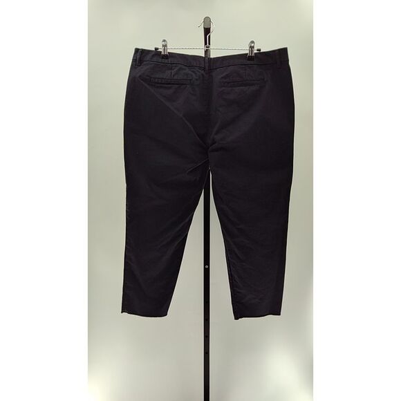 Quince Organic Stretch Cotton Chino Pants Black 16 - Picture 3 of 3